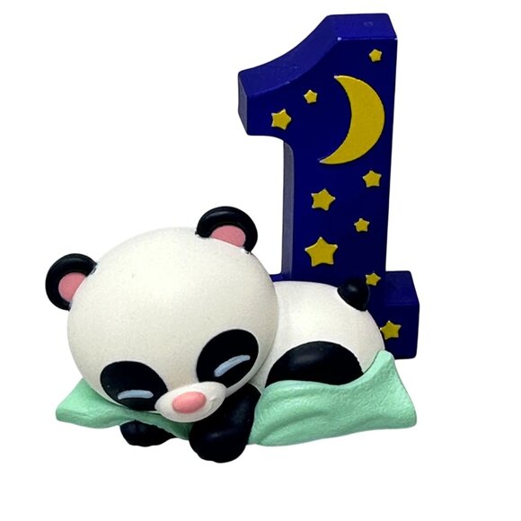 Hallmark Keepsake Jake Angell 2015 I Am One Panda Ornament For First Christmas - Picture 1 of 5
